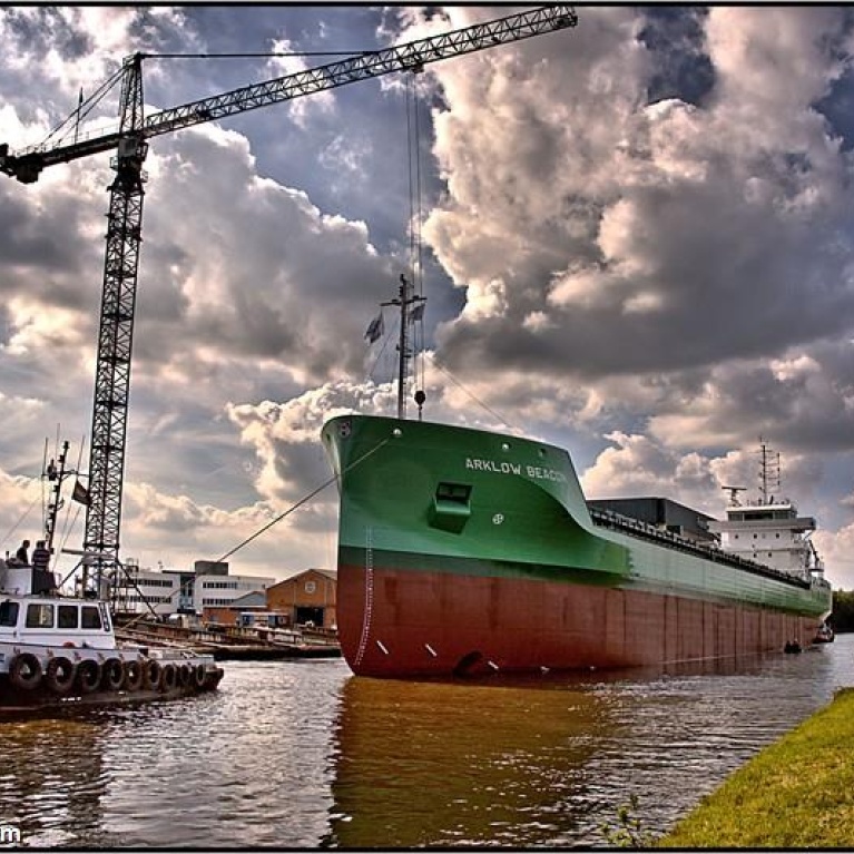 Arklow Beacon underway to Delfzijl