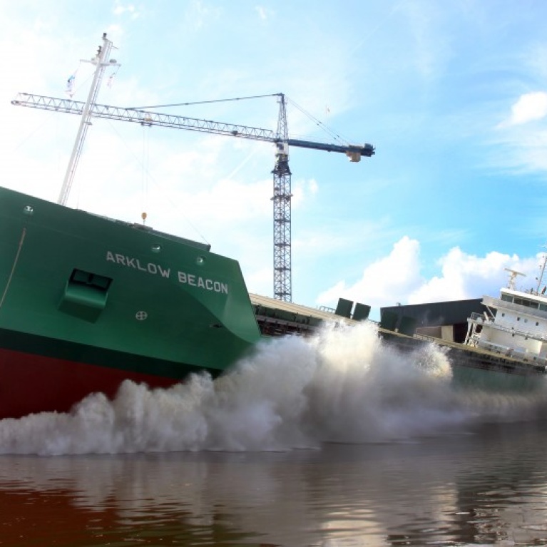 Movies launch Arklow Beacon (NB412)